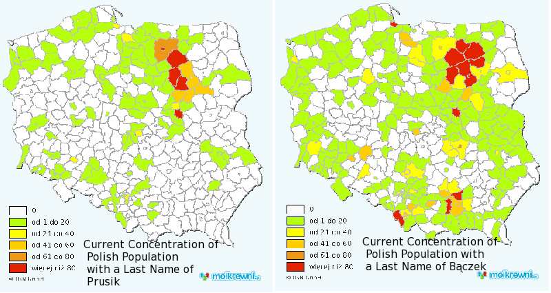 Prusik and Baczek GIS Map