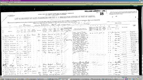 Ship Manifest Oct 21, 1903 List Top 2/3