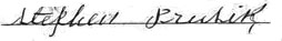 Stephen Prusik's Signature